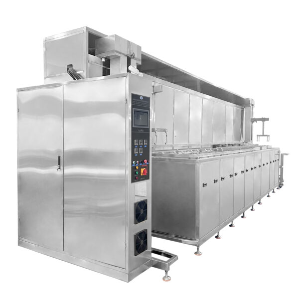 PCBA Cleaning Machine Full Automatic Vacuum Washing PLC HMI Manipulator Transfer Arm Workshop Industrial Ultrasonic Cleaner - Image 3