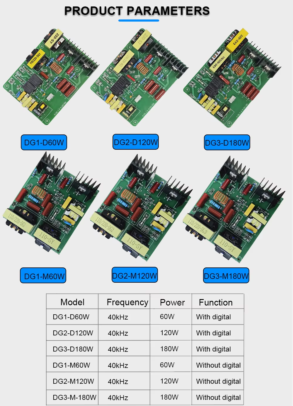 Ultrasonic Circuit Board PCBA Digital Automatic Frequency Tracking - Image 3