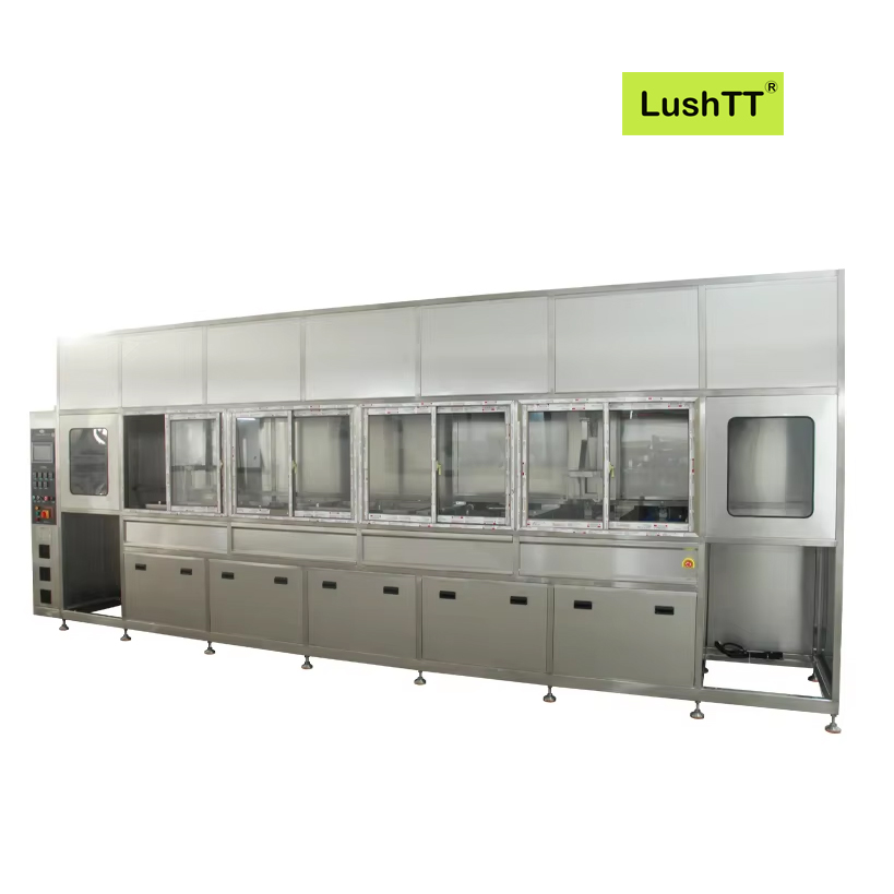 Ultrasonic Cleaning Full-automatic Industrial Multi-functional Six Tanks 300L Cleaner - Image 2