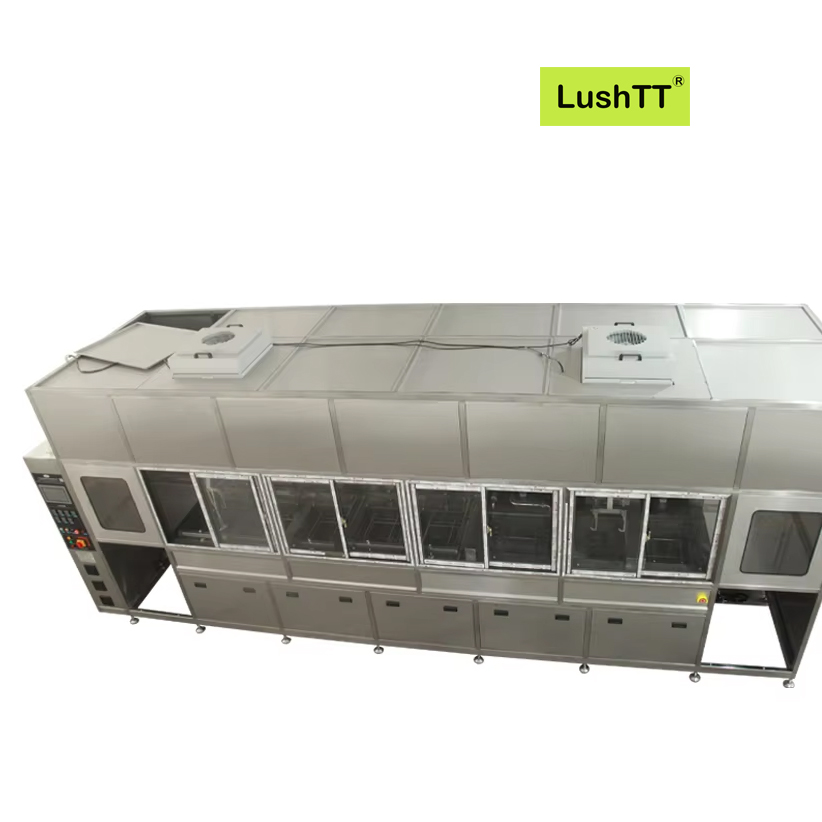 Ultrasonic Cleaning Full-automatic Industrial Multi-functional Six Tanks 300L Cleaner - Image 4