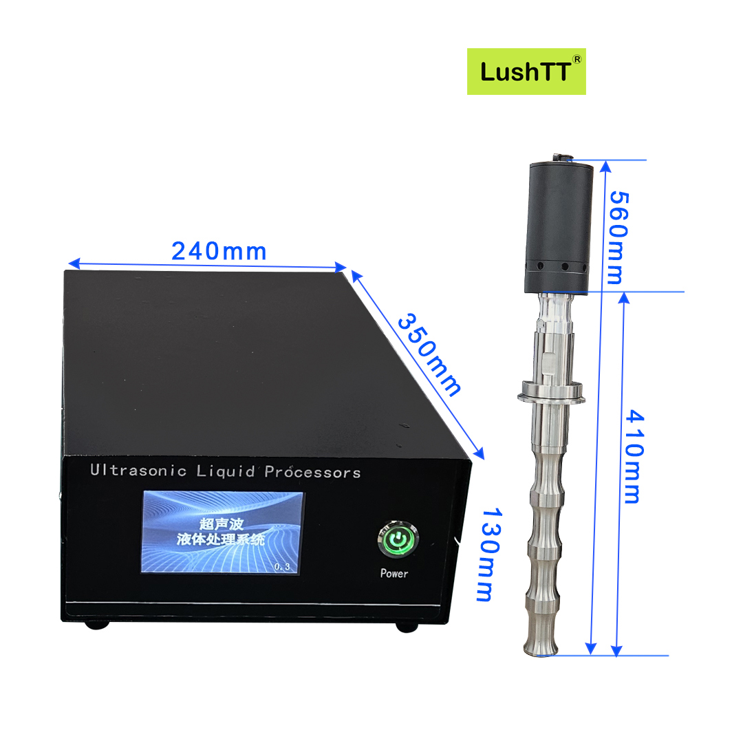 Ultrasonicator Rod Titanium Alloy 20KHZ 2000W Ultrasonic Extraction Machine - Image 3