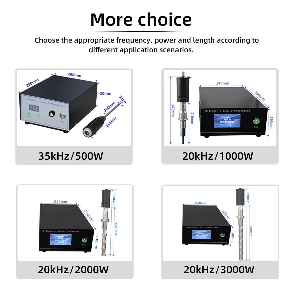 Ultrasonicator Rod Titanium Alloy 20KHZ 2000W Ultrasonic Extraction Machine - Image 5
