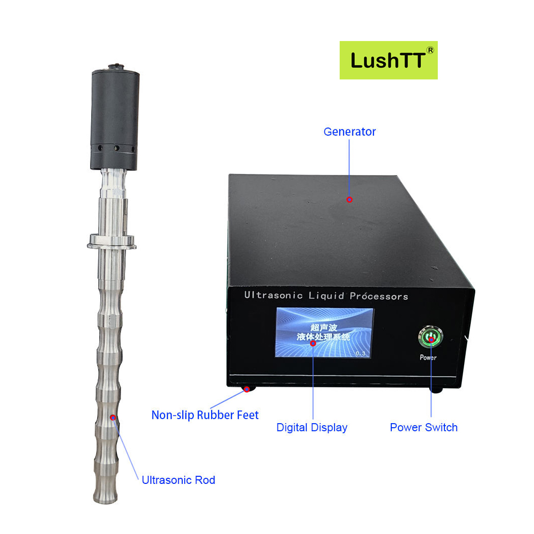 Ultrasonic Probe 20KHZ Ultrasound 3000W Lab Chemical Extraction Dispersion Emulsification - Image 2
