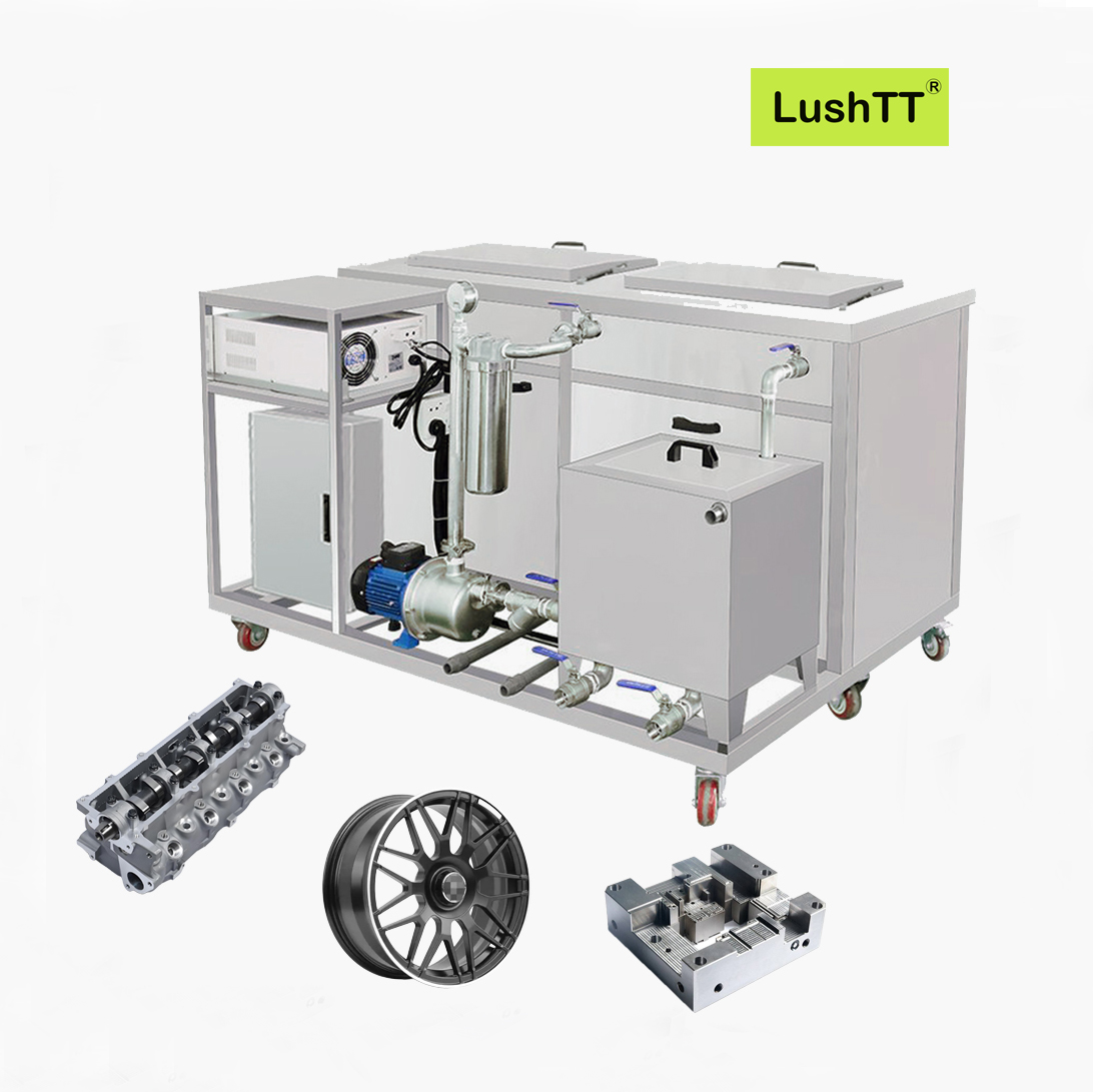 Ultrasonic Cleaning Machine 135L Two Tanks Filter Dry Cycle Parts Washer - Image 3