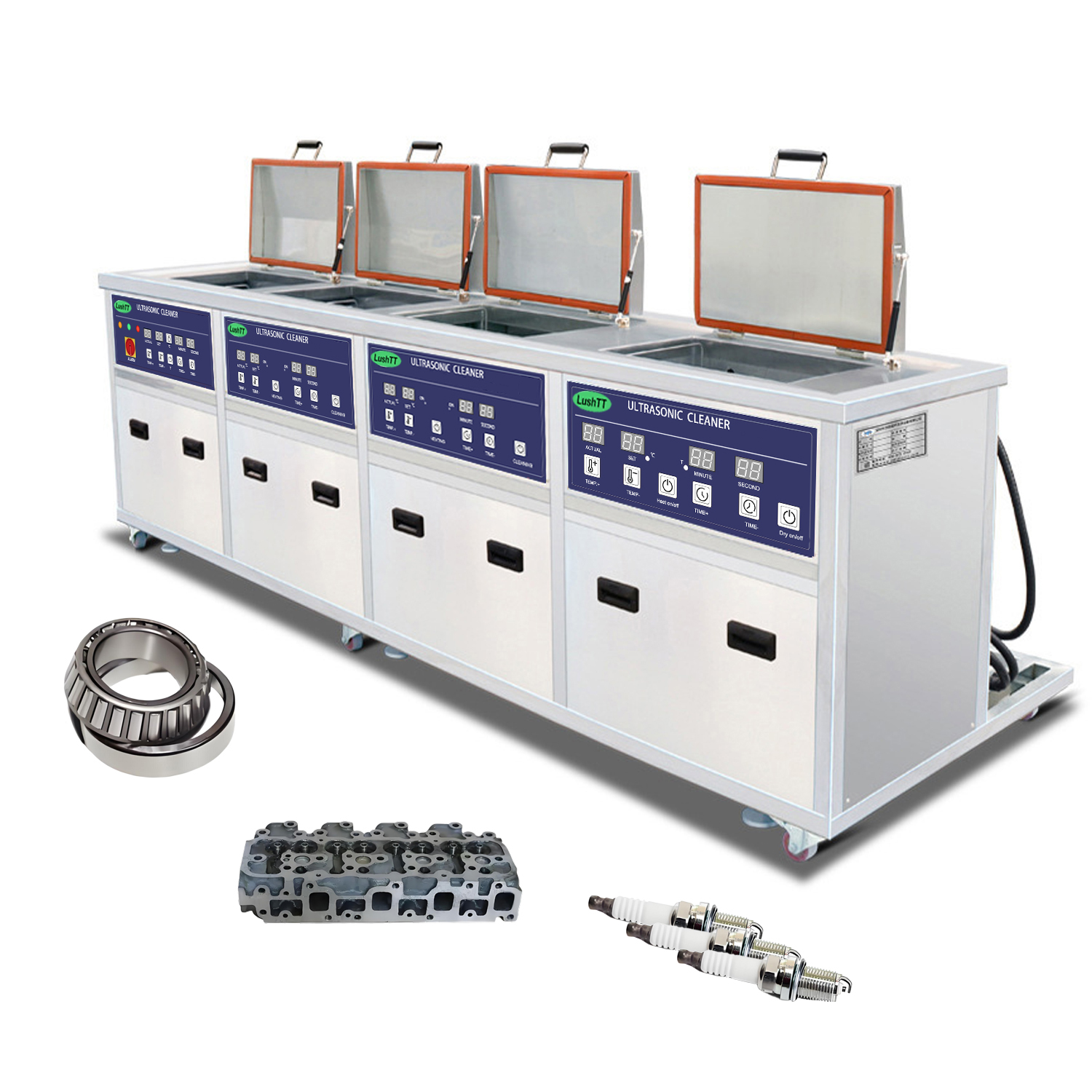 Engine Oil Cleaning Machine with Four Tanks 175L Ultrasonic Cleaner