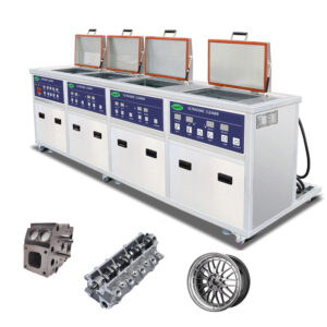 Ultrasonic Car Engine Washer with Four Tanks 108L Remove Oil Grease Dust Debris