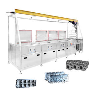 Ultrasonic Cleaning Equipment 360L with Crane Multi Tanks Parts Washing Machine