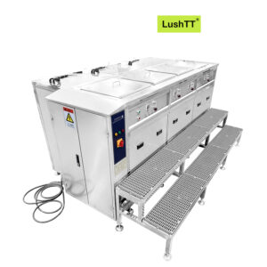 Ultrasonic Machine Four Tanks for Engine Block DPF Car Parts 108L with Filtration Dryer