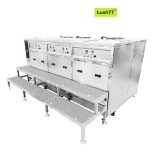 Ultrasonic Cleaning Machine Four Tanks 264L with Timer Heater Filtration Dryer