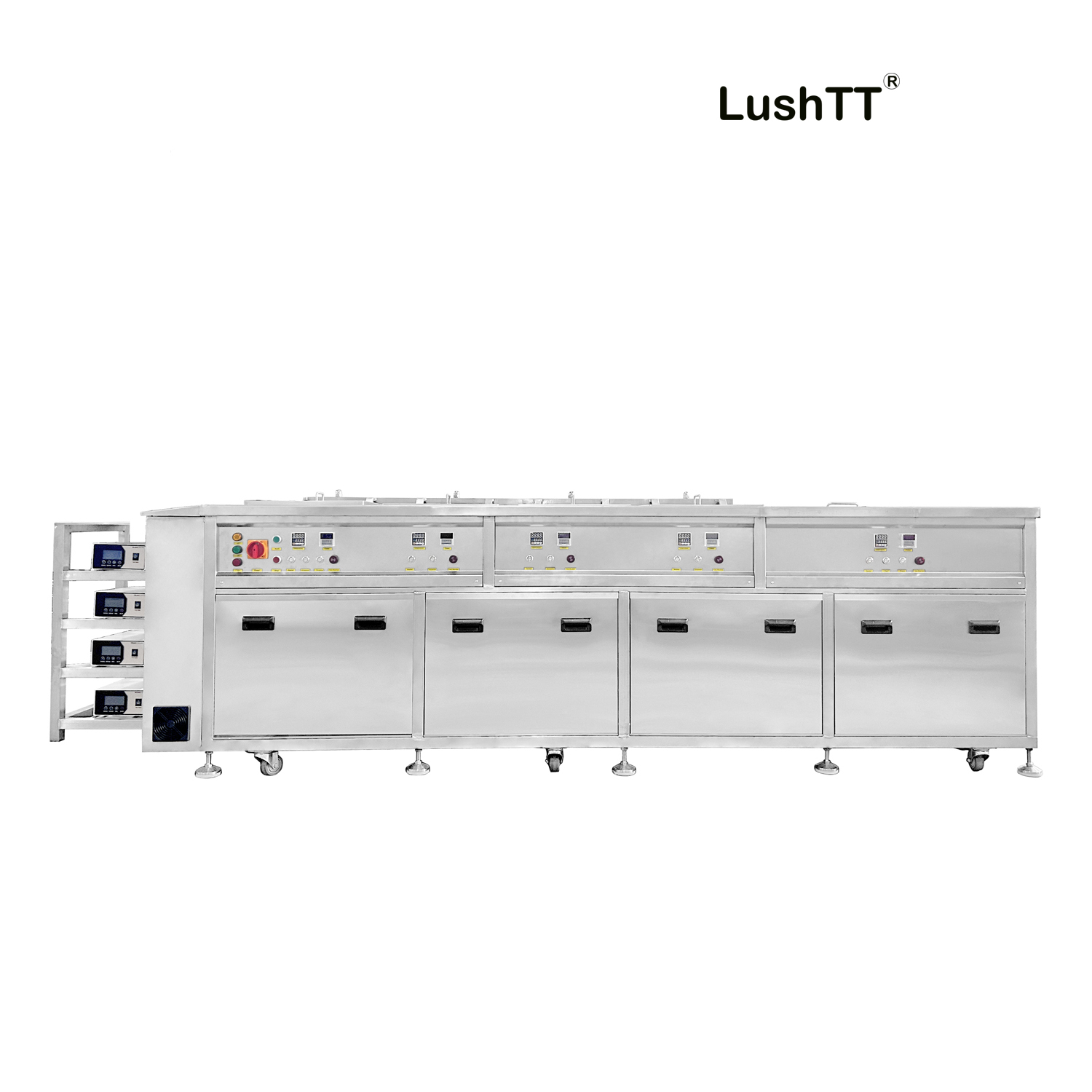 Industrial Ultrasonic Cleaner Motors 5 Tanks 108L Car Engine Wash Machine