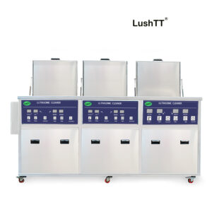 Ultrasonic Cleaning 88L Three Groove Workshop Parts Cleaner Rinse Filtration Dry System