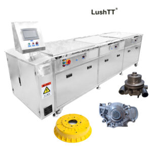 Parts Cleaning Machine Ultrasonic Tank Three Baths 360L Filter Rinse Dry System