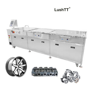 Industrial Ultrasonic Cleaner Filter Dryer System 99L Three-tank Oil Rust Dust Dirt Removing