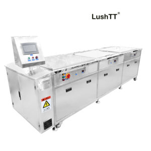 Ultrasonic Cleaning Equipment Three Tanks 540L Filter Dry Rinse Ultrasonic Bath