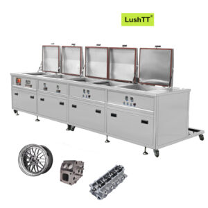 Industrial Ultrasonic Cleaner Five Groove 77L Rinse Filtration Dry System