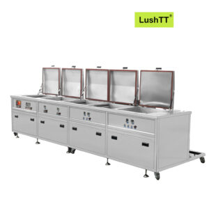 Ultrasonic Cleaner Five Tanks 135L Deep Clean Rinse Spray Engine Cleaning Machine