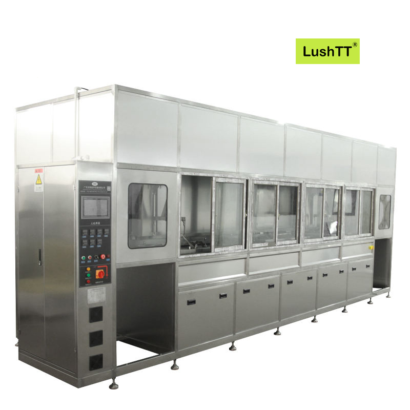 Ultrasonic Cleaning Full-automatic Industrial Multi-functional Six Tanks 300L Cleaner