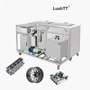 Ultrasonic Cleaning Machine 77L Two Tanks Filter Dryer DPF Parts Motorcycle Printer Head Cleaner