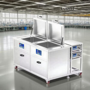 Industrial Ultrasonic Cleaner 108L Filter Dry System DPF Parts Engine Block Oil Degreasing