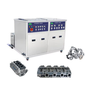 Industrial Ultrasonic Cleaner Two Baths Degreaser 360L Parts Washer Oil Rust Cleaning Machine