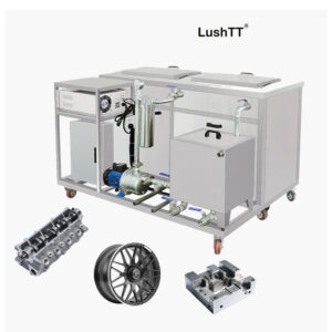 Ultrasonic Cleaning Machine Two Tanks 560L Filtration Drying Ultrasound Cleaner