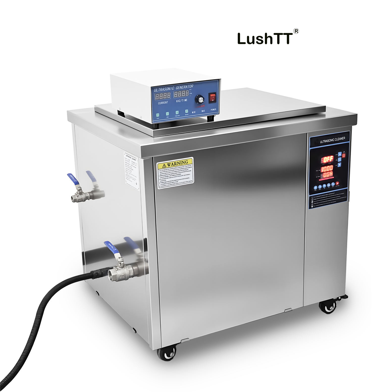 Industrial Ultrasonic Cleaners 61L Single Tank with Timer Heater Parts Washer