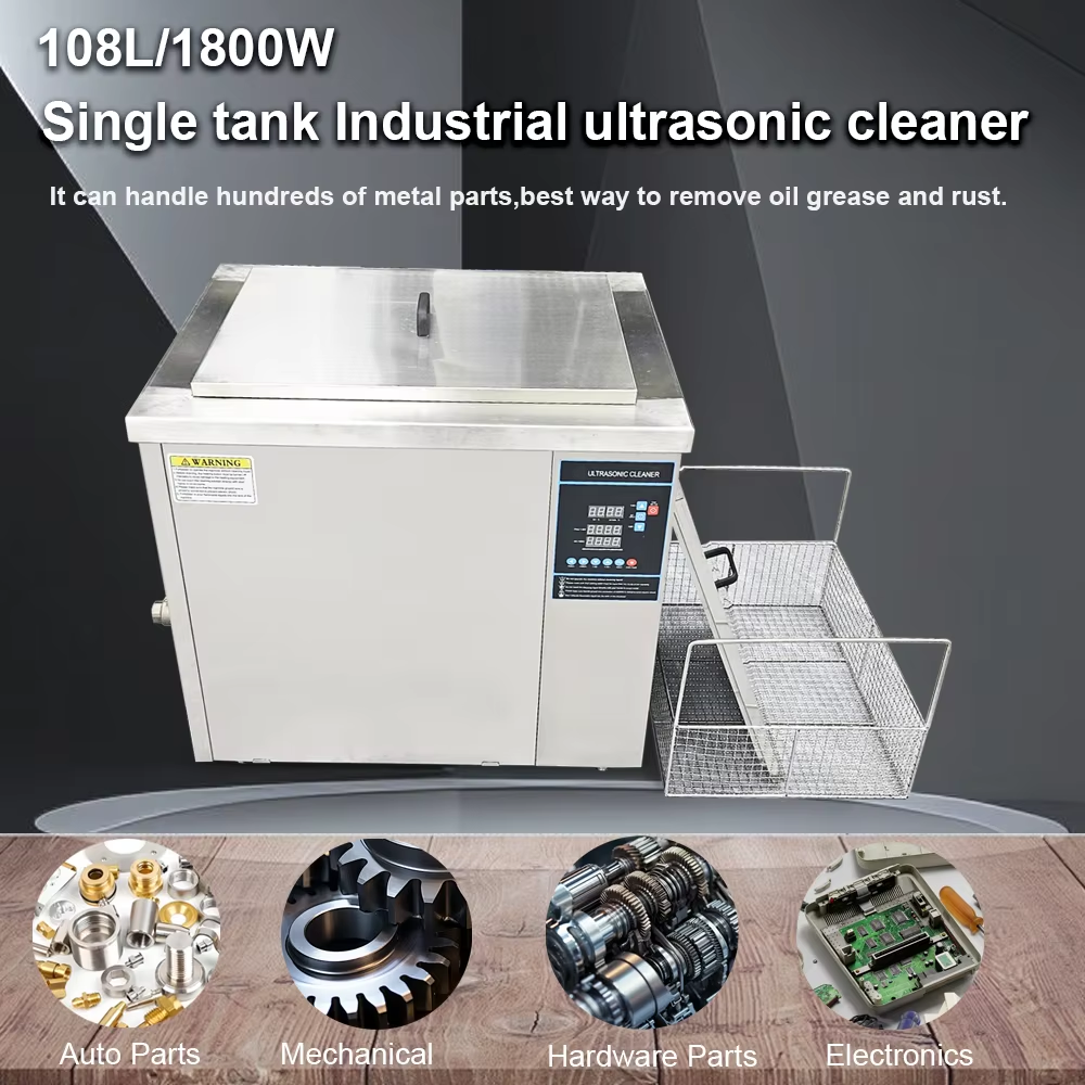 Cleaning Equipment 108L Industrial Ultrasonic Cleaner For Metal Parts With Heater - Image 6