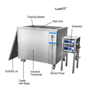 Ultrasonic Tank 88L with Timer Heater Filter Remove Oil Grease Dust Rust Stains