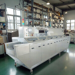 Ultrasonic Cleaner Full-automatic Multi Tanks Conveyor Design Through Type Cleaning Machine