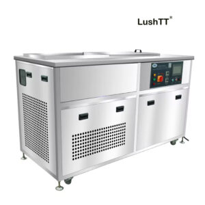 Industrial Ultrasonic Cleaner Gas Phase Refrigeration 360L Two-Bath System