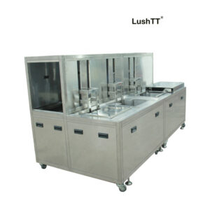 Ultrasonic Cleaning Equipment Three Tanks 108L Ultrasound Cleaner with Dryer Lift