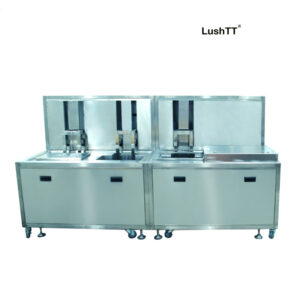Ultrasonic Cleaning Machine 175L Three Baths with Rinsing Drying Lifting System