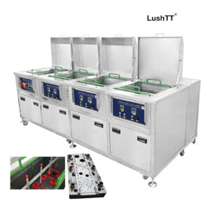 Electrolytic Mold Ultrasonic Cleaning Machine 320L Four Baths for Die Casting Moulds