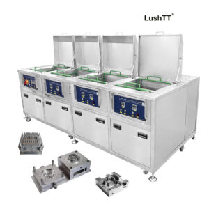 Ultrasonic Electrolytic Mold Cleaning Machine Four Tanks 36L for Die Casting Moulds