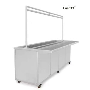 Ultrasonic Cleaner 264L 3000W 2.4 Meters Length for Curtain Drape Window Blinds