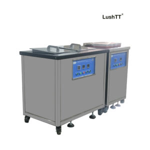Two Tanks Acid and Alkali Resistant Ultrasonic Cleaning Rinsing Machine and Dryer