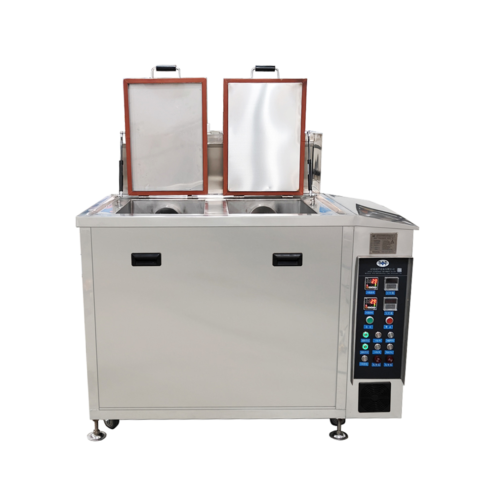 Rotate Drum Ultrasonic Cleaning Machine Two Tanks 61L Industrial Parts Washer - Image 2