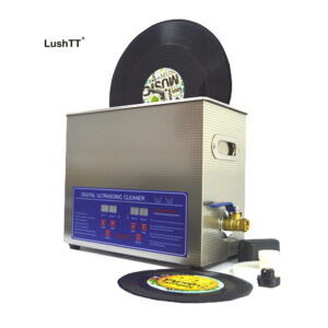 Vinyl Cleaning Machine 6L Ultrasonic Record Cleaner with Drying Rack