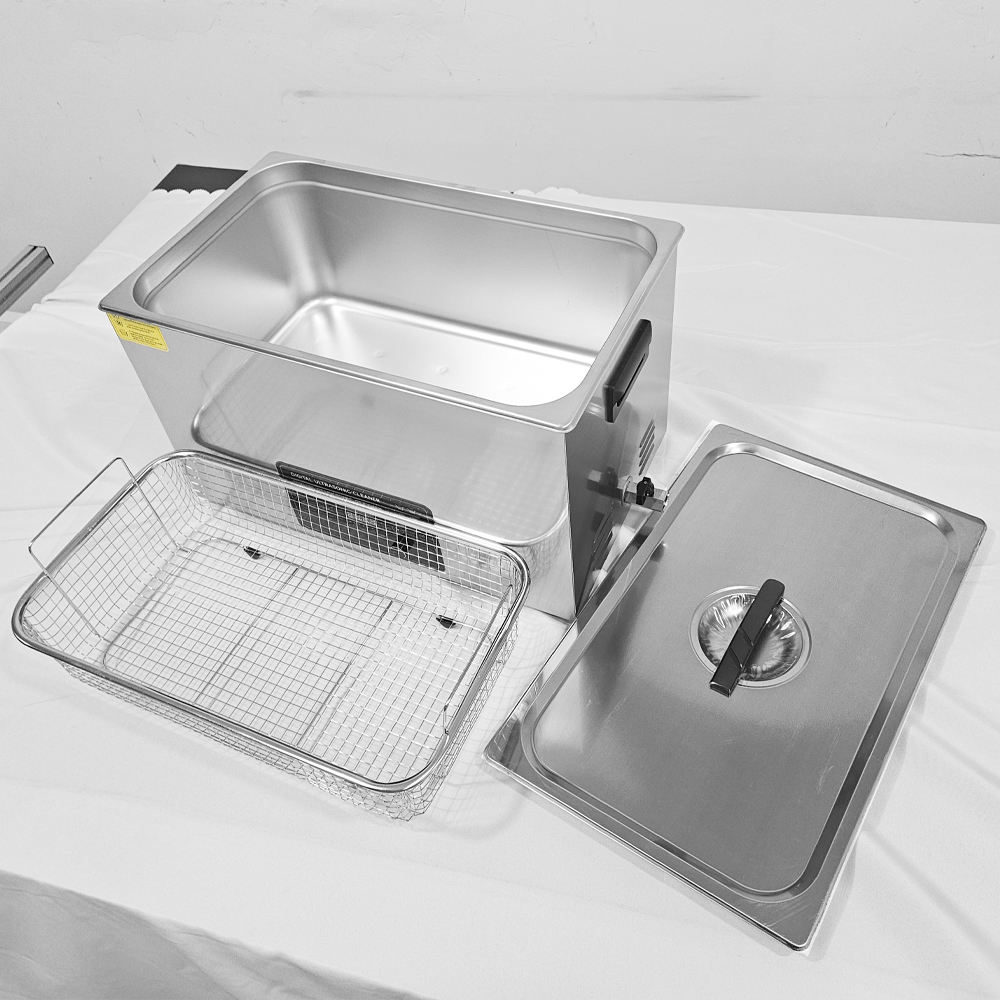 Tabletop Ultrasonic Cleaner 30L with Timer for Jewelry Electric Parts Instruments - Image 4