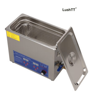 Power Adjustable Ultrasonic Cleaning Machine 6L 180W 40kHz Parts Washer