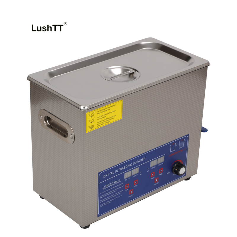 Power Adjustable Ultrasonic Cleaning Machine 6L 180W 40kHz Parts Washer - Image 3