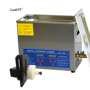 Ultrasonic Record Cleaner 6L with Automatic Electronic Washer Drying Rack for Vinyl Records