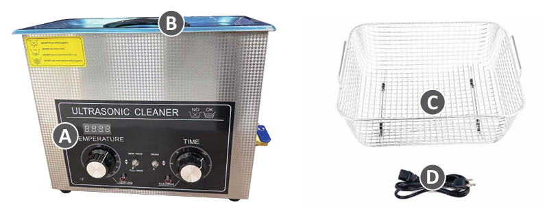 Instructions for the DPS Tabletop Ultrasonic Cleaner